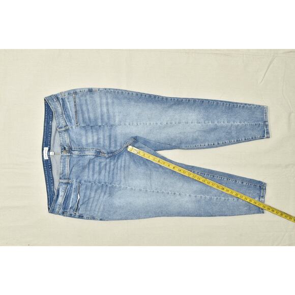 Lane Bryant Flex Magic High Rise Skinny Plus Size 26 Blue Denim Jeans Zip Cotton - Picture 2 of 8